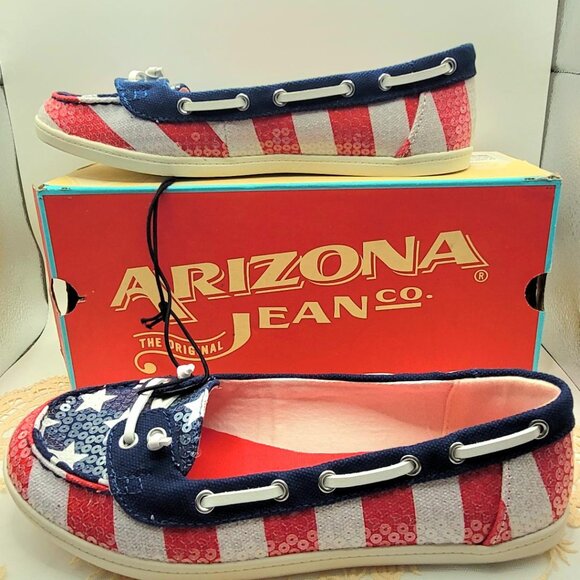 Break out the Red White and Blue this 4th of July in Arizona Jean Company Shoes! - Picture 1 of 3